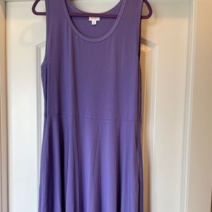 LuLaRoe sleeveless casual dress 2 XL